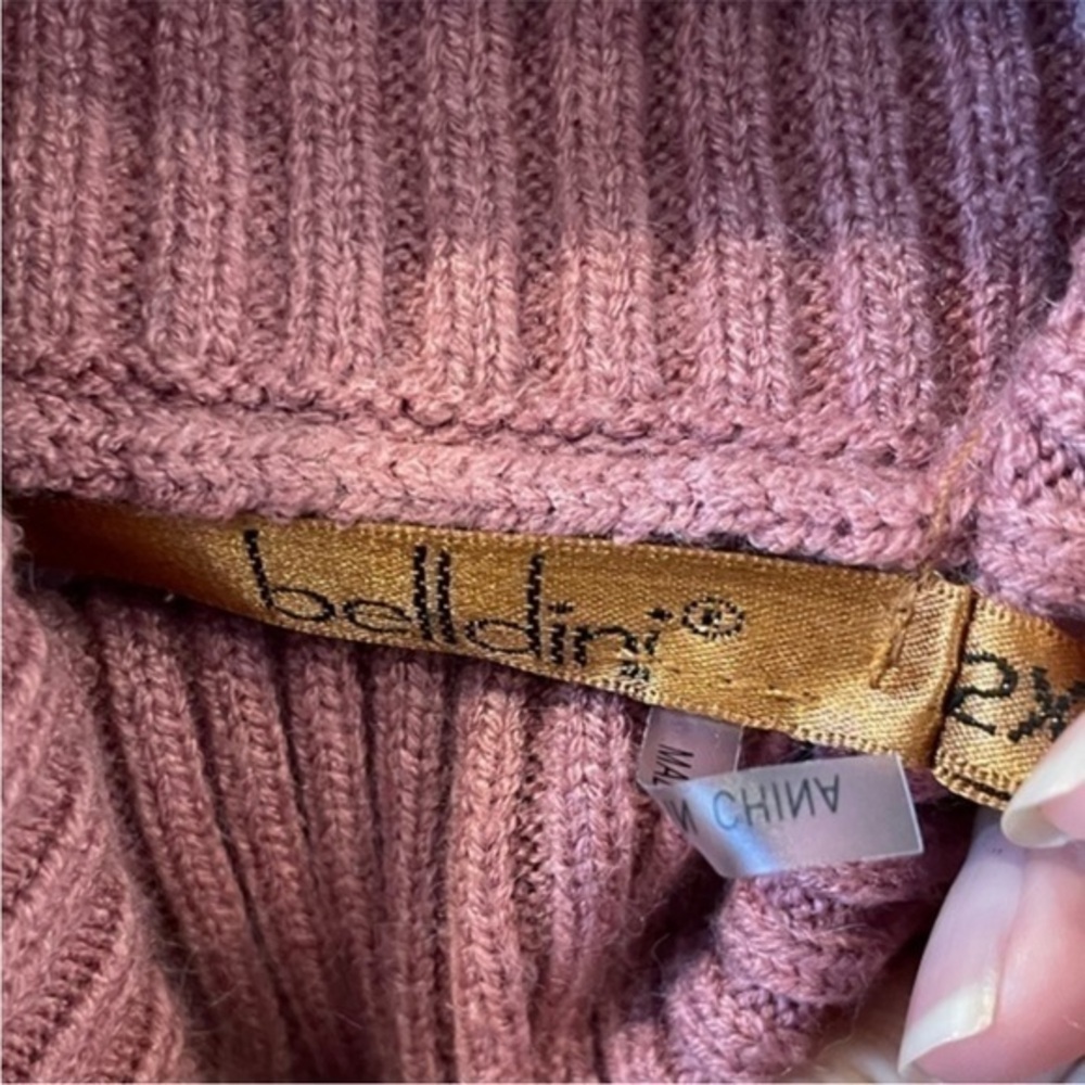 NEW Ribbed Blush Turtleneck - Picture 6 of 8